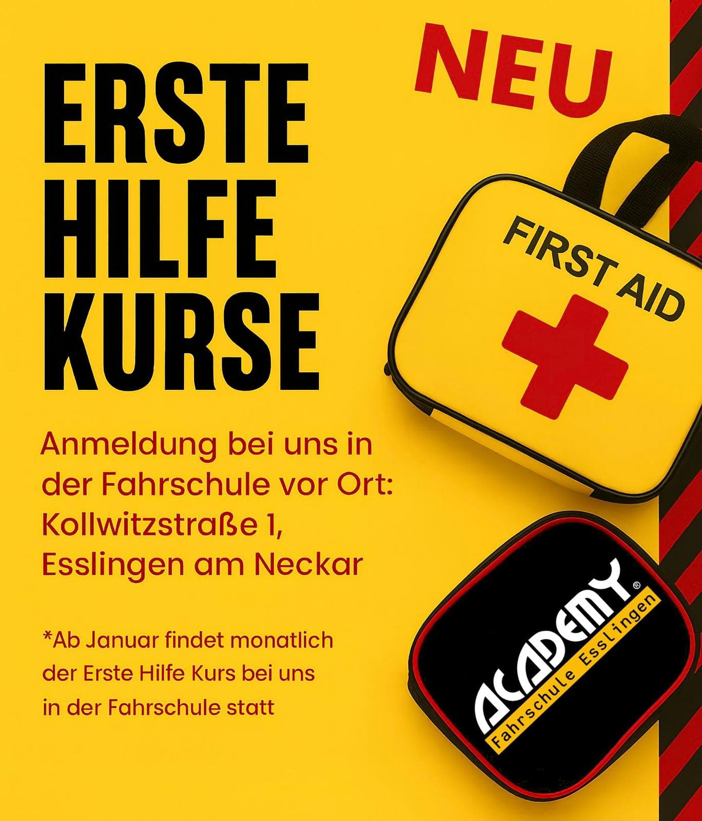 Unser nächster Erste Hilfe Kurs